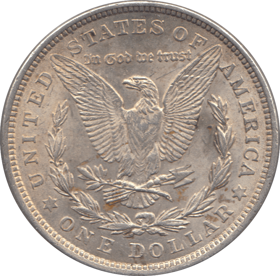 1921 USA SILVER MORGAN DOLLAR PHILADELPHIA MINT 5 - SILVER WORLD COINS - Cambridgeshire Coins