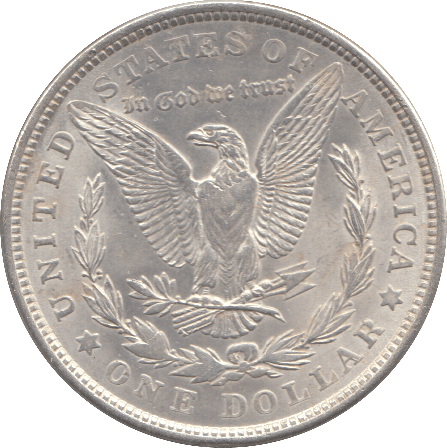 1921 USA SILVER MORGAN DOLLAR PHILADELPHIA MINT 6 - SILVER WORLD COINS - Cambridgeshire Coins