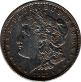 1921 USA SILVER MORGAN DOLLAR PHILADELPHIA MINT - SILVER WORLD COINS - Cambridgeshire Coins
