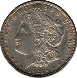 1921 USA SILVER MORGAN DOLLAR PHILADELPHIA MINT - SILVER WORLD COINS - Cambridgeshire Coins