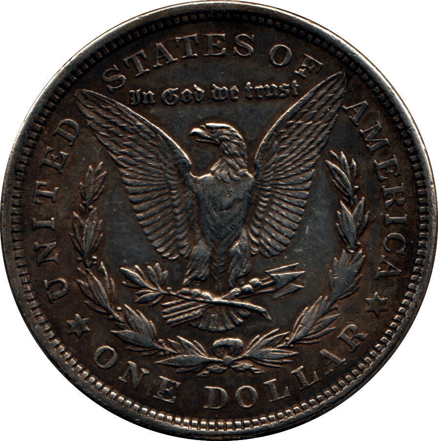 1921 USA SILVER MORGAN DOLLAR PHILADELPHIA MINT - SILVER WORLD COINS - Cambridgeshire Coins