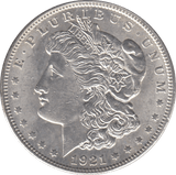 1921 USA SILVER MORGAN DOLLAR PHILADELPHIA MINT - SILVER WORLD COINS - Cambridgeshire Coins