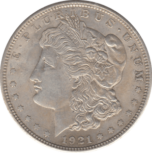 1921 USA SILVER MORGAN DOLLAR - WORLD COINS - Cambridgeshire Coins