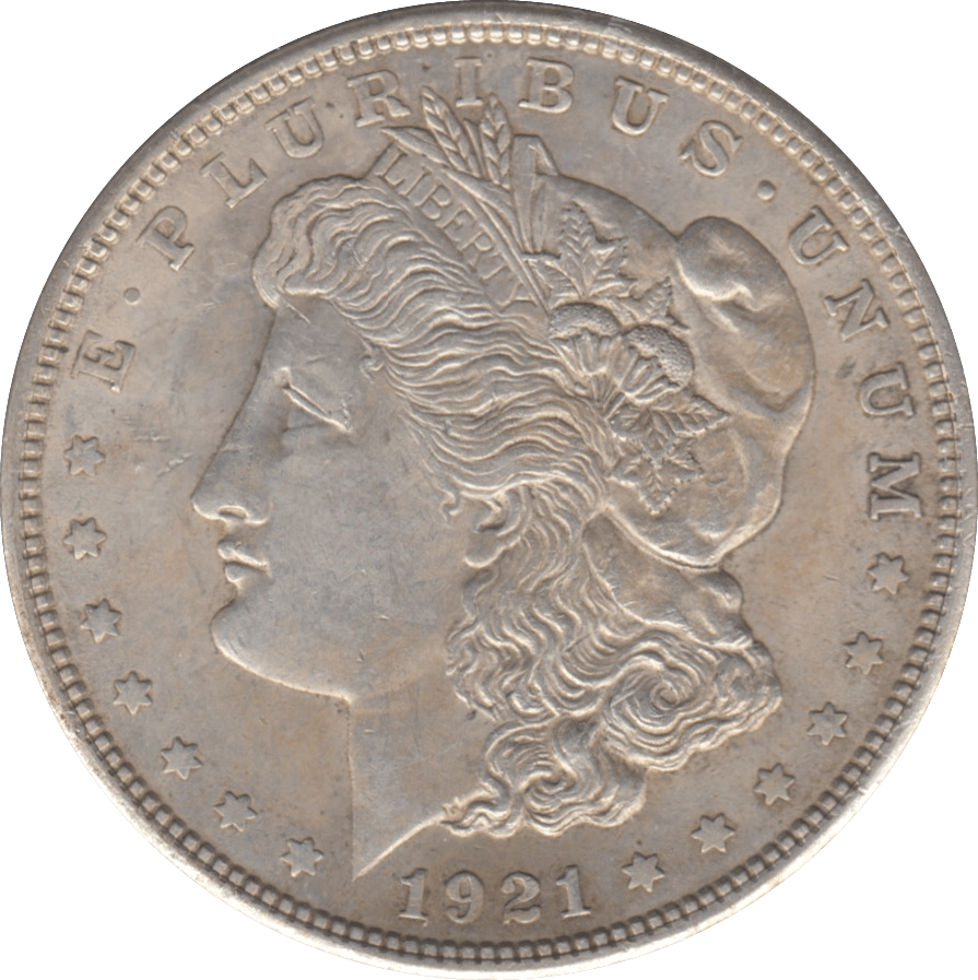1921 USA SILVER MORGAN DOLLAR - WORLD COINS - Cambridgeshire Coins
