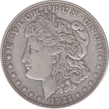 1921 USA SILVER MORGAN DOLLAR - WORLD COINS - Cambridgeshire Coins