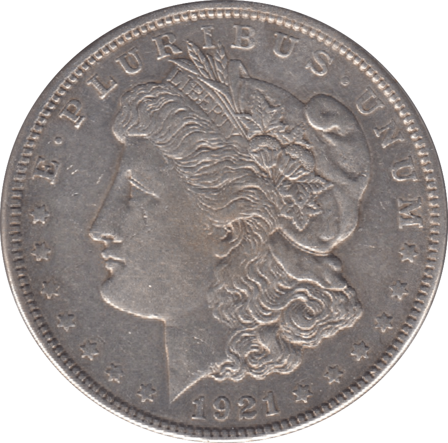 1921 USA SILVER ONE DOLLAR - SILVER WORLD COINS - Cambridgeshire Coins