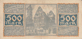 1922 500 MARK GERMAN INFLATION BANKNOTE CITY OF BAMBERG GERMANY REF 758 - World Banknotes - Cambridgeshire Coins