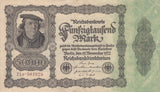 1922 50000 MARK GERMAN BANKNOTE BERLIN GERMANY REF 769 - World Banknotes - Cambridgeshire Coins