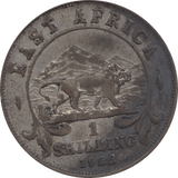1922 BASE SILVER SHILLING GEORGE V BRITISH EAST AFRICA REF H133 - SILVER WORLD COINS - Cambridgeshire Coins