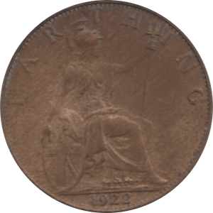1922 FARTHING 2 ( EF ) 32 - Farthing - Cambridgeshire Coins