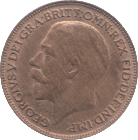 1922 FARTHING ( AUNC ) 3 - Farthing - Cambridgeshire Coins