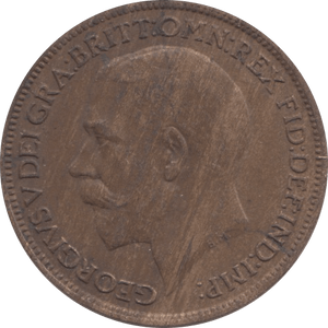 1922 FARTHING ( EF ) - Farthing - Cambridgeshire Coins