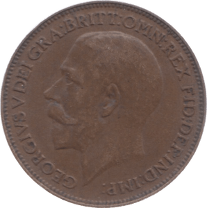 1922 FARTHING ( GVF ) 3 - Farthing - Cambridgeshire Coins