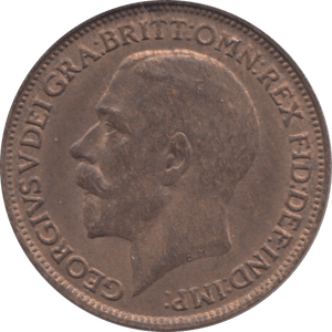 1922 FARTHING ( UNC ) - Farthing - Cambridgeshire Coins
