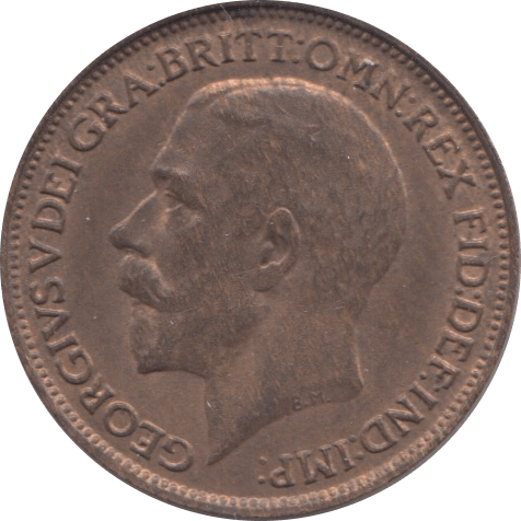 1922 FARTHING ( UNC ) - Farthing - Cambridgeshire Coins