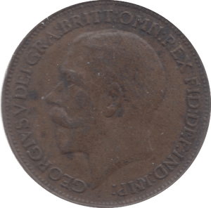 1922 FARTHING ( VF ) 23 - Farthing - Cambridgeshire Coins