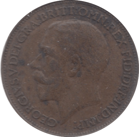 1922 FARTHING ( VF ) 23 - Farthing - Cambridgeshire Coins