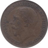 1922 FARTHING ( VF ) 23 - Farthing - Cambridgeshire Coins