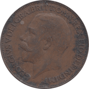 1922 FARTHING ( VF ) - Farthing - Cambridgeshire Coins