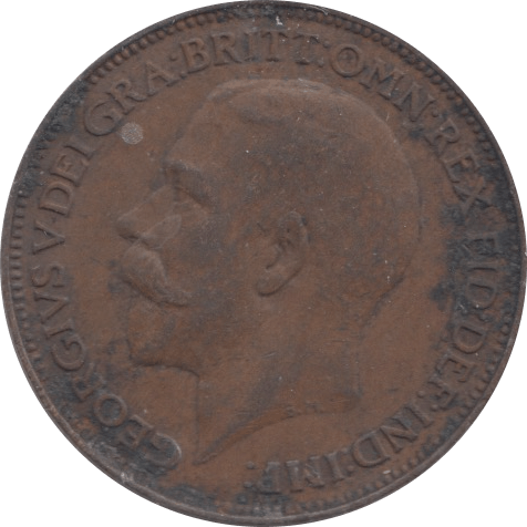 1922 FARTHING ( VF ) - Farthing - Cambridgeshire Coins