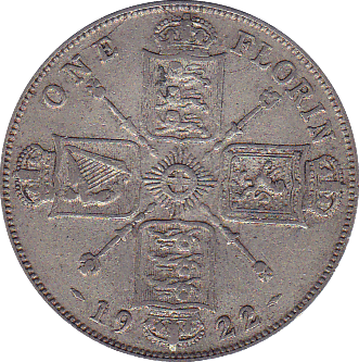 1922 FLORIN (F) - Florin - Cambridgeshire Coins