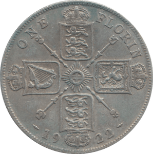 1922 FLORIN ( VF ) 1 - Florin - Cambridgeshire Coins
