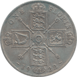 1922 FLORIN ( VF ) 1 - Florin - Cambridgeshire Coins