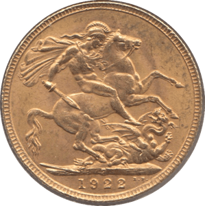 1922 GOLD SOVEREIGN ( AUNC ) PERTH MINT - Sovereign - Cambridgeshire Coins
