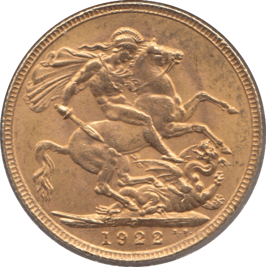 1922 GOLD SOVEREIGN ( AUNC ) PERTH MINT - Sovereign - Cambridgeshire Coins