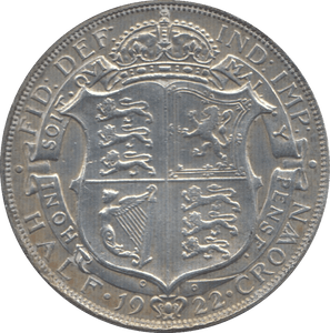 1922 HALFCROWN ( EF ) 3 - Halfcrown - Cambridgeshire Coins
