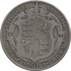1922 HALFCROWN ( GF ) 2 - Halfcrown - Cambridgeshire Coins