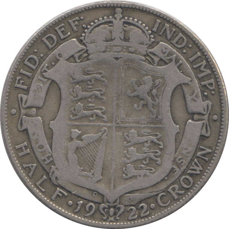 1922 HALFCROWN ( GF ) 2 - Halfcrown - Cambridgeshire Coins