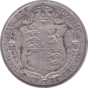 1922 HALFCROWN ( GF ) - Halfcrown - Cambridgeshire Coins