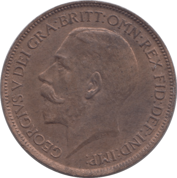 1922 HALFPENNY ( UNC ) - Halfpenny - Cambridgeshire Coins