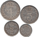 1922 MAUNDY SET GEORGE V - Maundy Set - Cambridgeshire Coins
