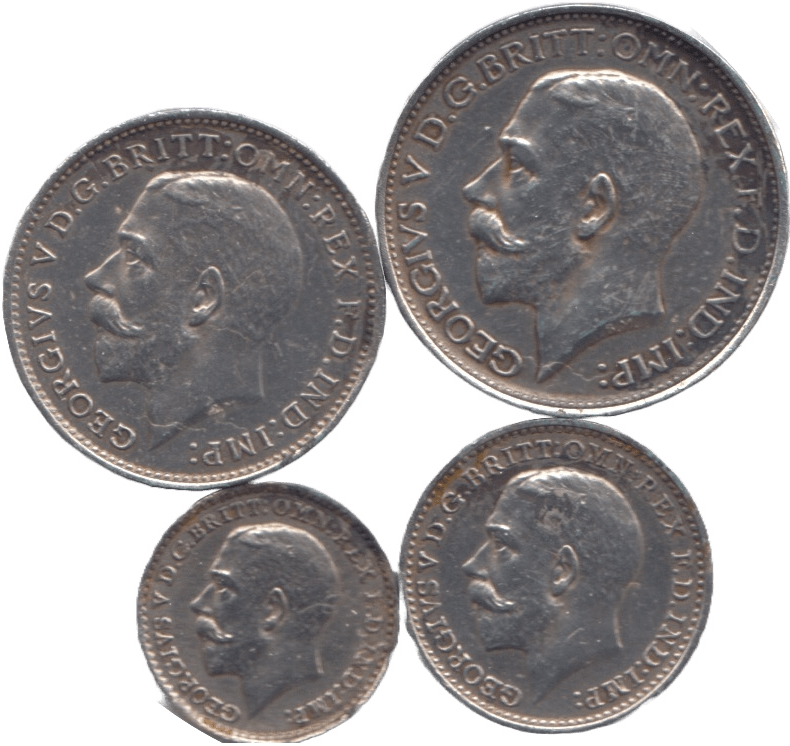 1922 MAUNDY SET GEORGE V - Maundy Set - Cambridgeshire Coins