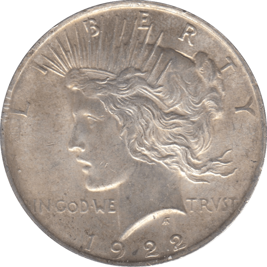 1922 ONE DOLLAR USA - SILVER WORLD COINS - Cambridgeshire Coins