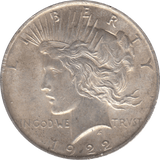 1922 ONE DOLLAR USA - SILVER WORLD COINS - Cambridgeshire Coins