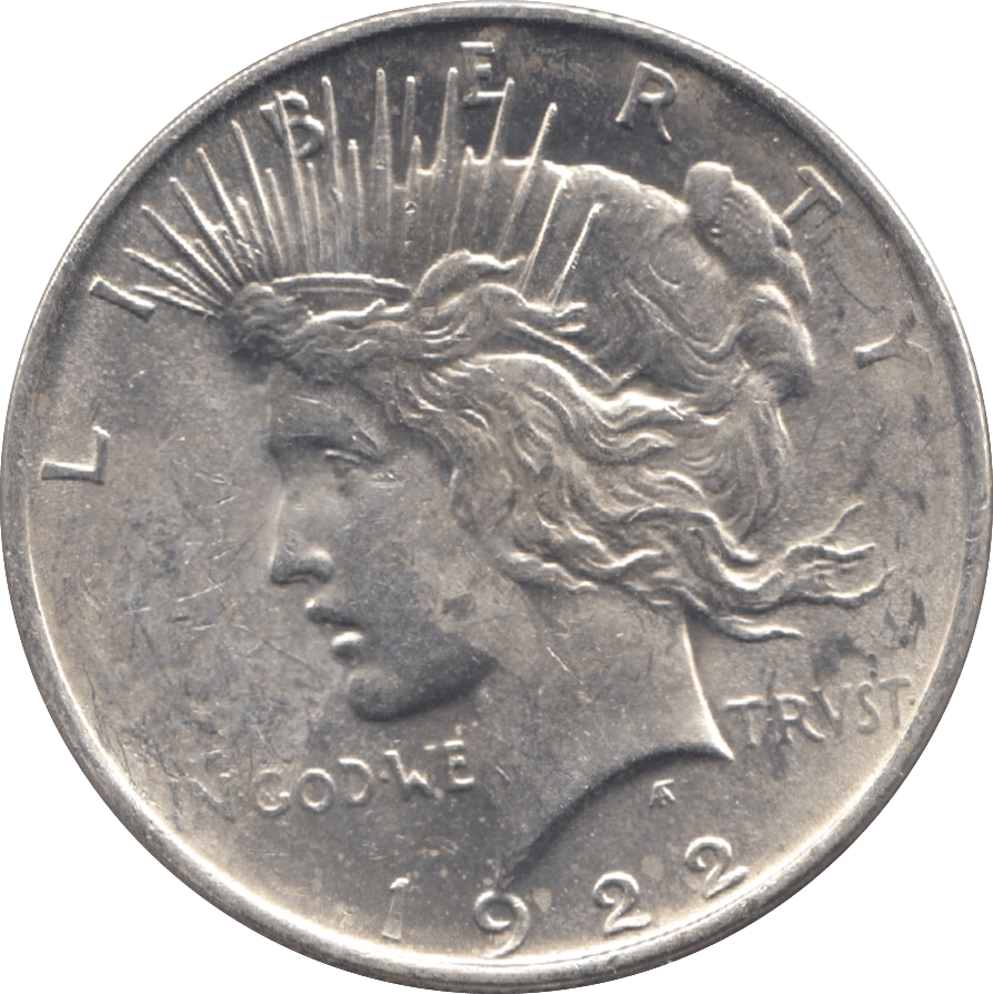 1922 ONE DOLLAR USA - WORLD COINS - Cambridgeshire Coins