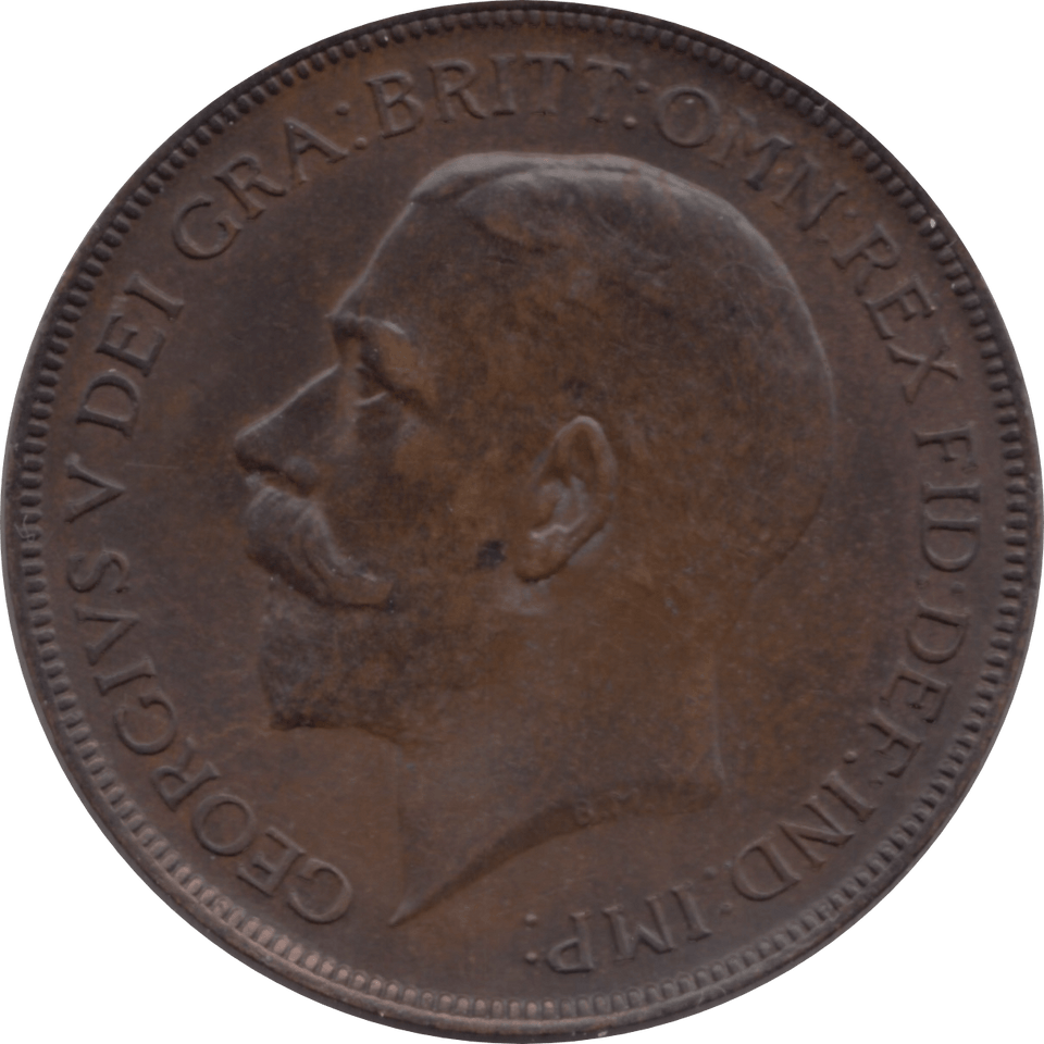 1922 PENNY 1 ( AUNC ) 44 - Penny - Cambridgeshire Coins