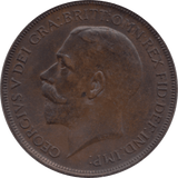 1922 PENNY 1 ( AUNC ) 44 - Penny - Cambridgeshire Coins