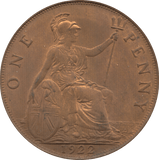 1922 PENNY ( AUNC ) 7 - Penny - Cambridgeshire Coins