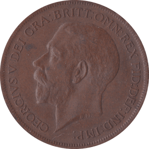 1922 PENNY ( AUNC ) - Penny - Cambridgeshire Coins