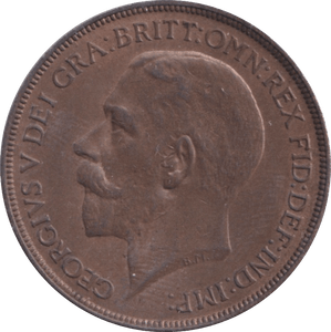 1922 PENNY ( AUNC ) - Penny - Cambridgeshire Coins