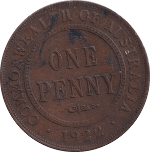 1922 PENNY AUSTRALIA - WORLD COINS - Cambridgeshire Coins