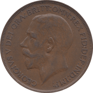 1922 PENNY ( EF ) 2 - Penny - Cambridgeshire Coins