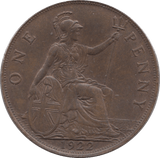 1922 PENNY ( UNC ) 2 - Penny - Cambridgeshire Coins