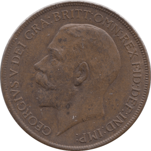 1922 PENNY ( UNC ) 2 - Penny - Cambridgeshire Coins