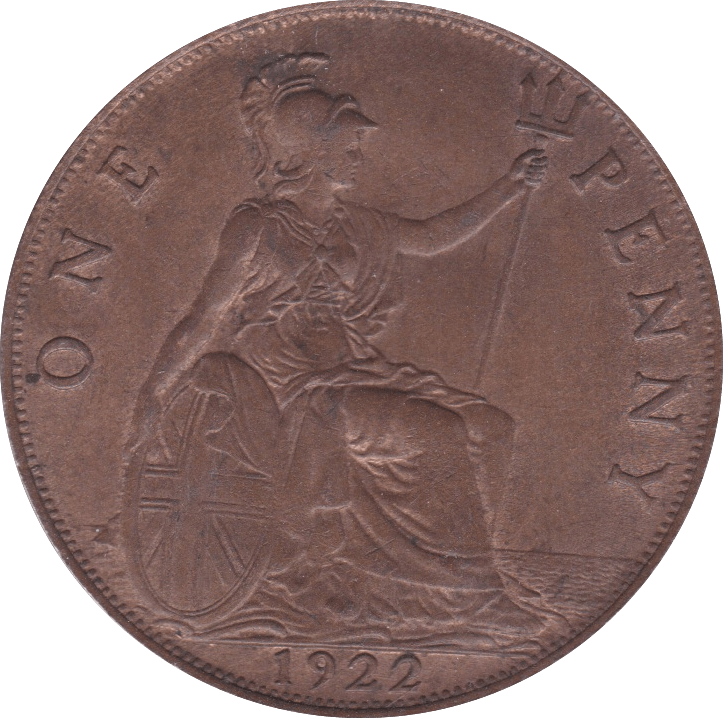 1922 PENNY ( UNC ) - Penny - Cambridgeshire Coins