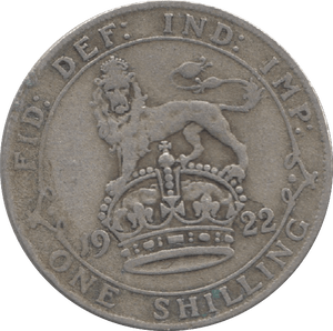 1922 SHILLING ( FINE ) 17 - Shilling - Cambridgeshire Coins